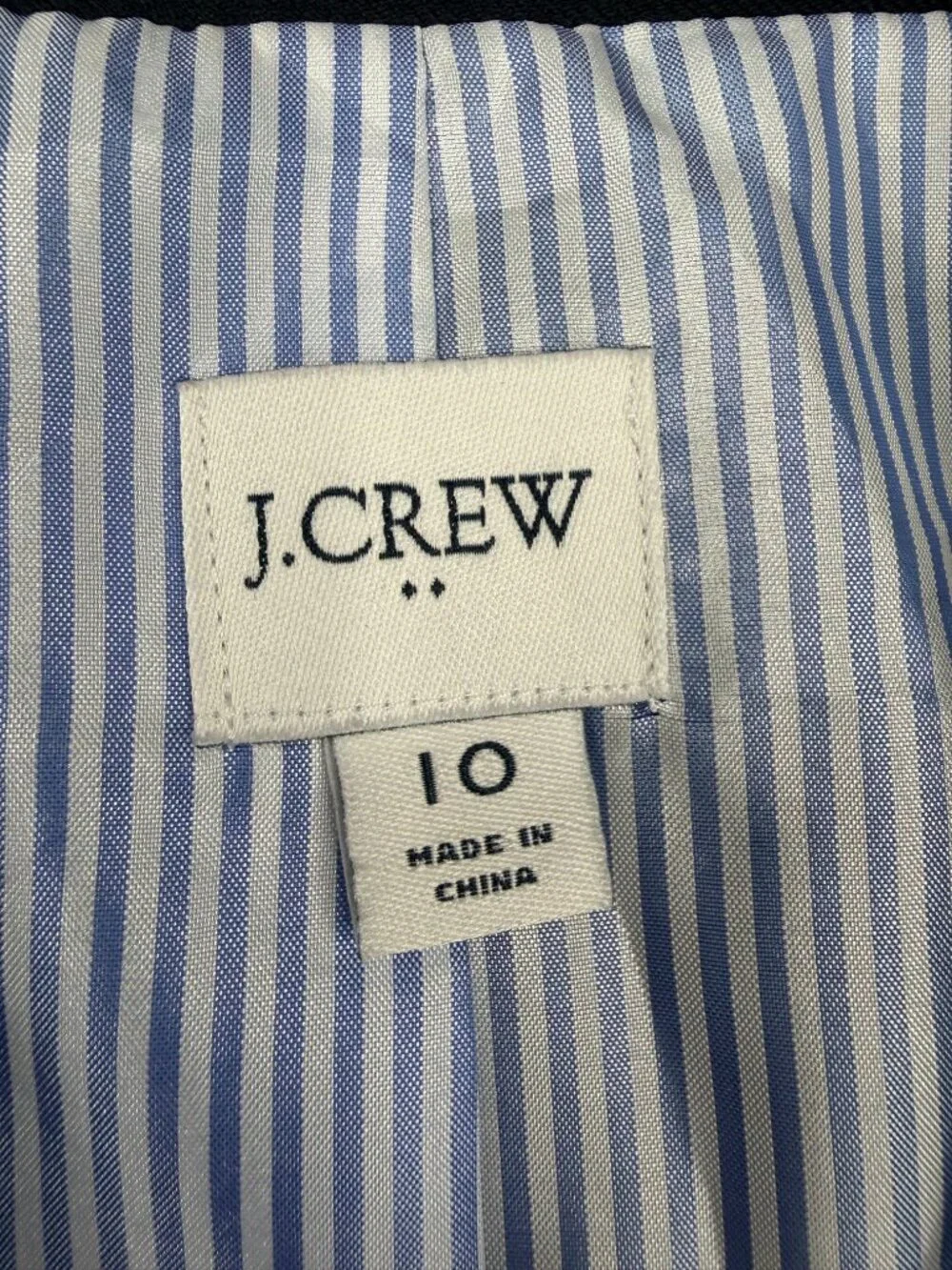 J. Crew Original Schoolboy Blazer Black 10 #A2874